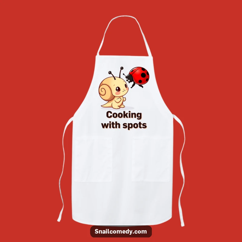 Funny Curious Snail Apron - Kitchen Wonders & Gift Idea