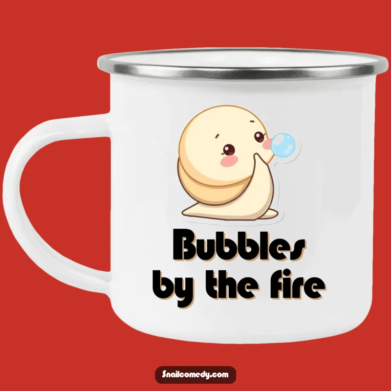Funny Baby Snail Bubble Camping Mug: Adorable Fun for Outdoor Adventures