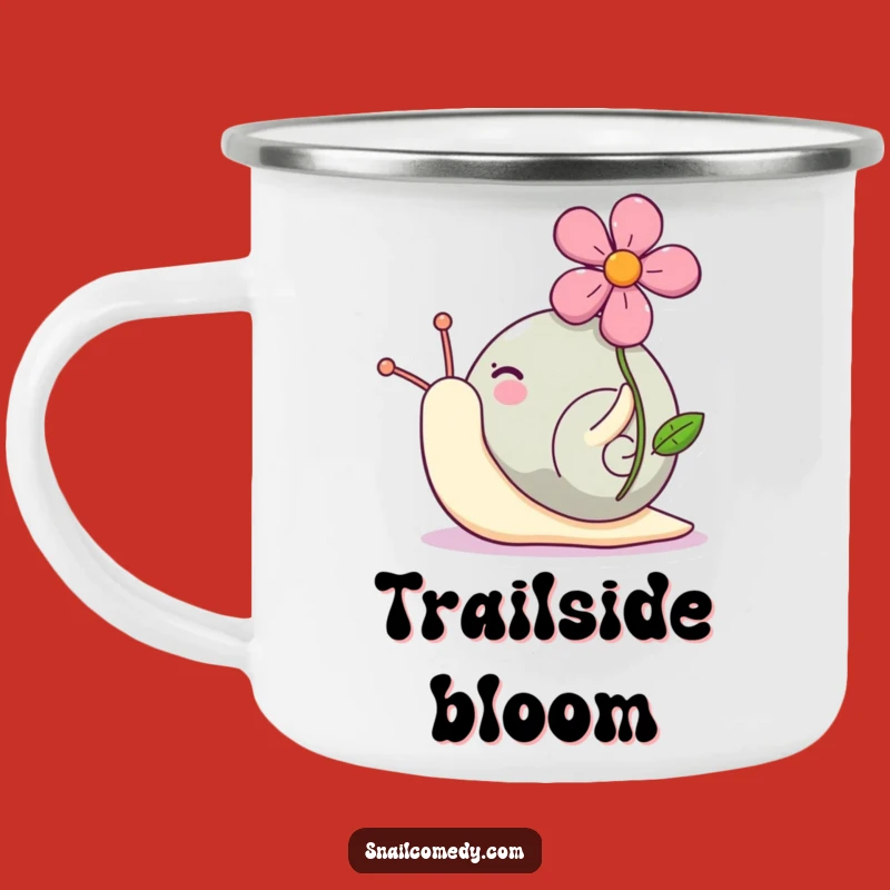 Durable Funny Kawaii Snail Camping Mug - Joyful Outdoor Companion & Gift