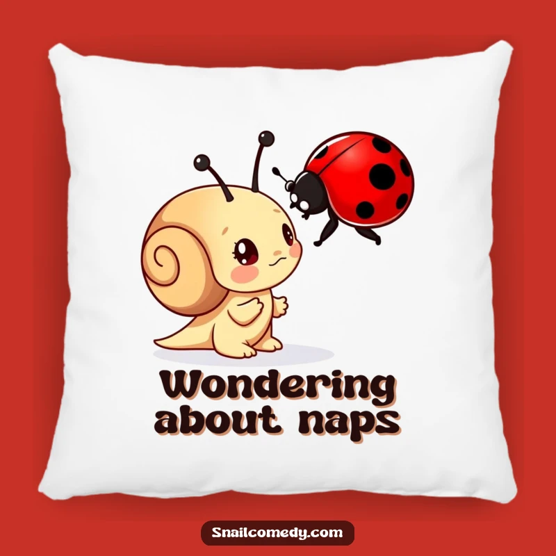 Cozy Funny Curious Snail Pillow - Soft Comfort & Nature's Charm