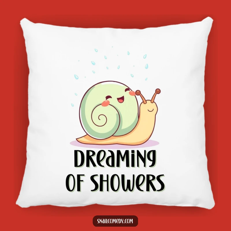 Cozy Funny Kawaii Snail Pillow: Rain Shower Snail Comfort, Adorable Funny Gift