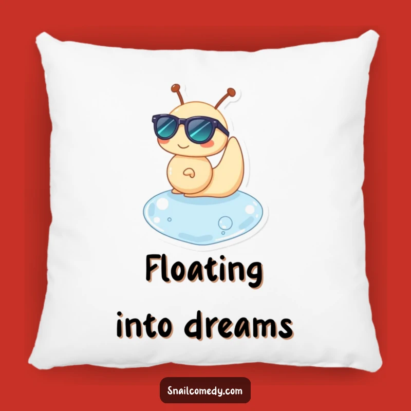 Funny Snail Chill Pillow: Comfy Relaxation Decor