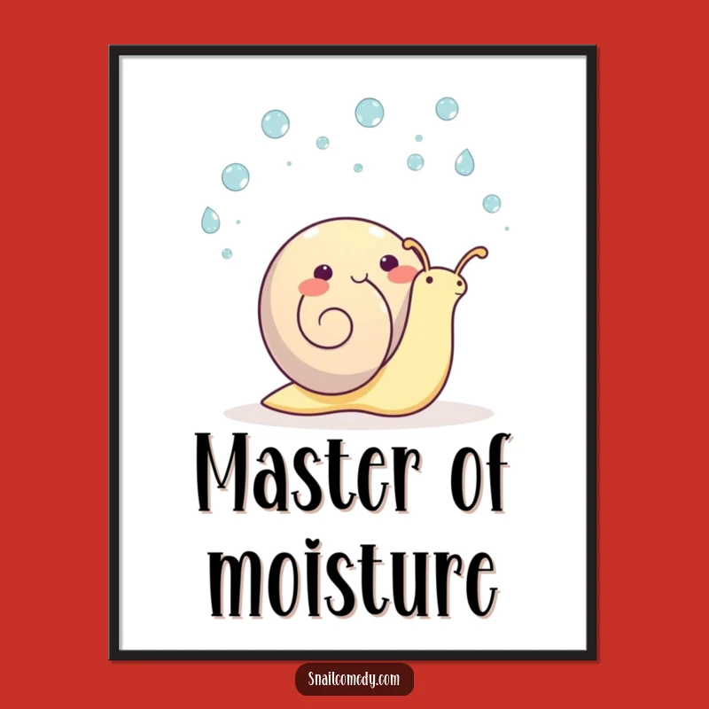 Funny Kawaii Snail Juggling Digital Art: Printable Cartoon Mollusk Decor Perfect Gift