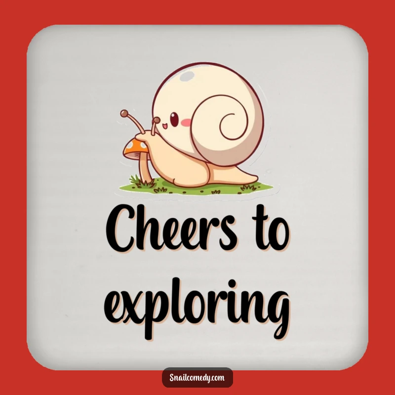 Funny Snail Coaster: Protect Surfaces During Tiny Explorations