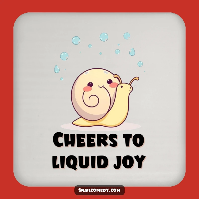 Funny Kawaii Snail Juggling Coaster: Protect Surfaces Cartoon Mollusk Fun Perfect Gift