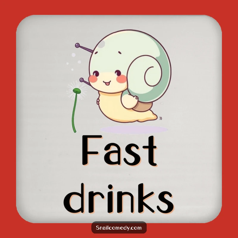 Funny Snail Coaster: Protect Surfaces from Joyful Races