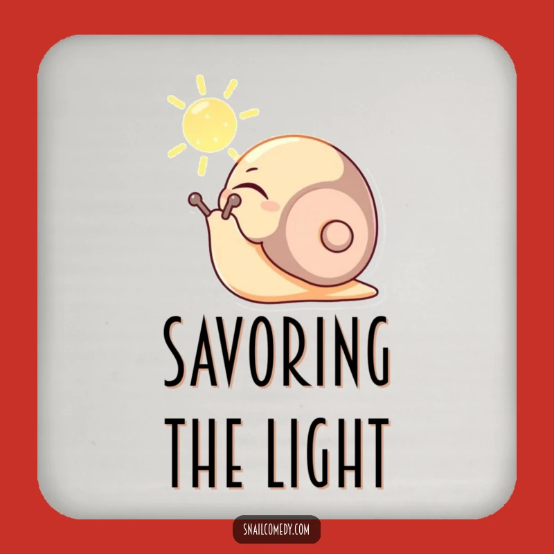 Funny Content Snail Coasters - Protect Surfaces with Serenity