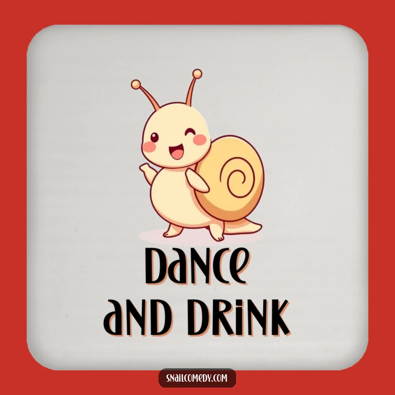 Funny Dancing Snail Coaster - Protect Surfaces with Fun, Unique Gift
