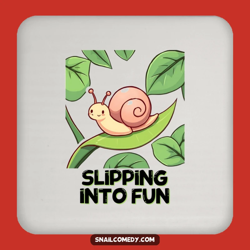 Funny Snail Slide Coaster: Protect Surfaces with This Hilarious Snail Gift!