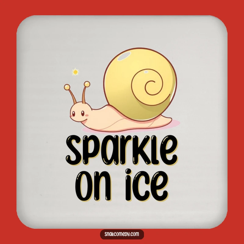 Funny Snail Coaster: Protect Surfaces with a Shimmering Trail
