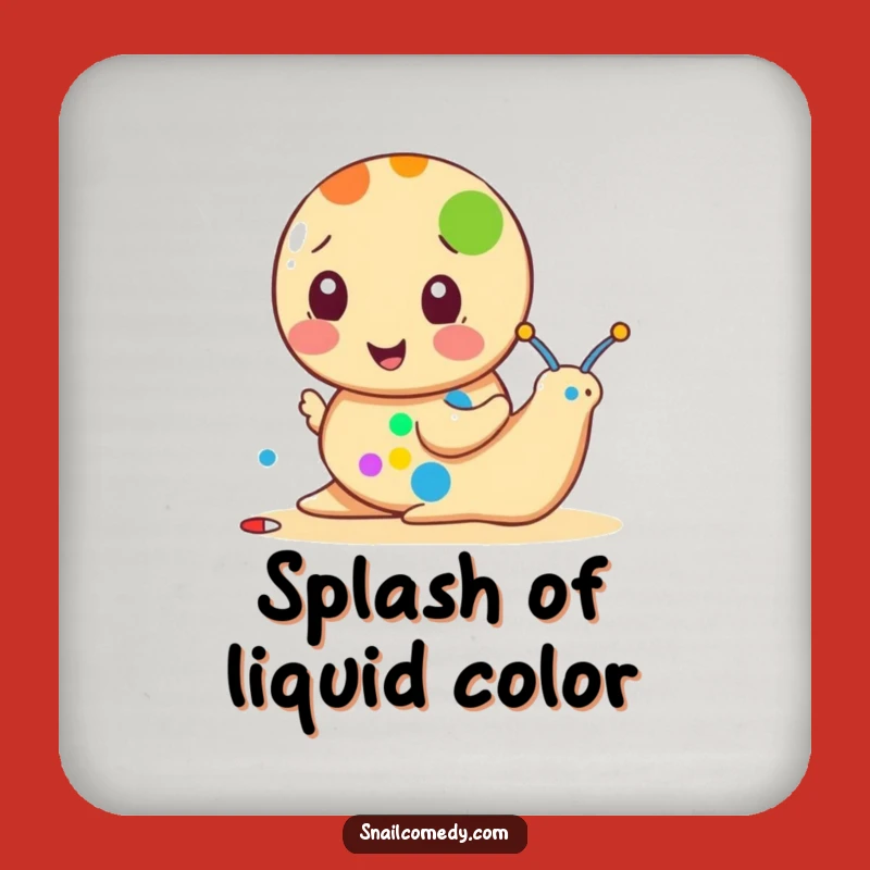 Funny Snail Coaster Set: Dot Painter for Drink Protection