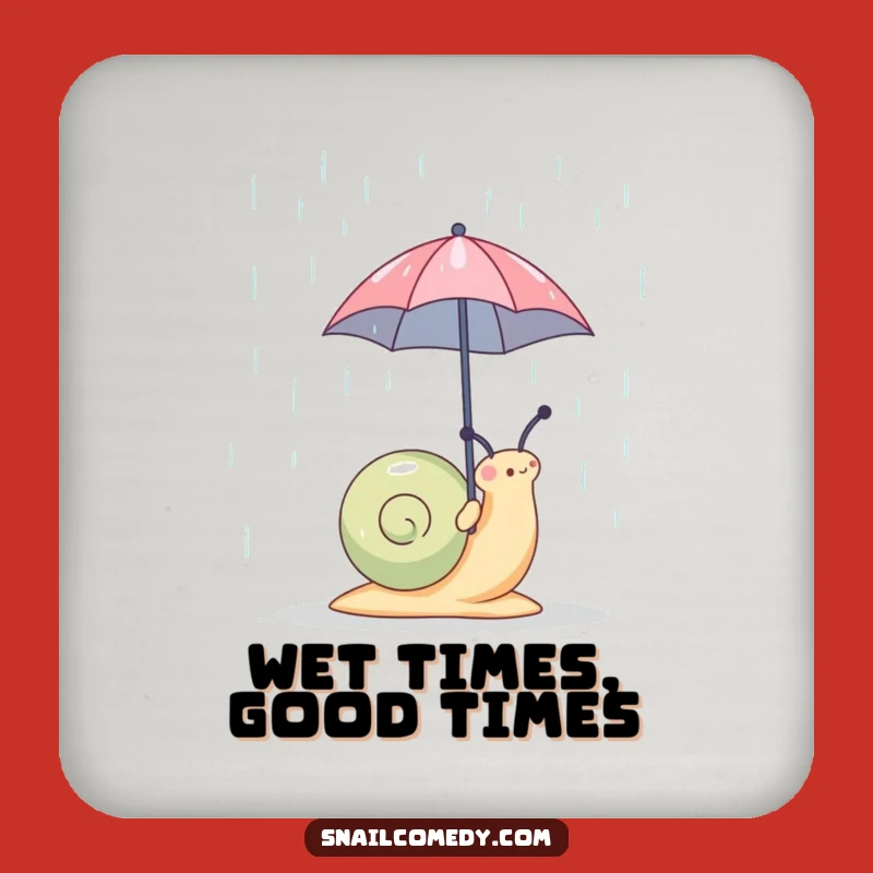 Funny Snail Umbrella Coaster: Protect Surfaces with Charm, Delightful Humorous Gift