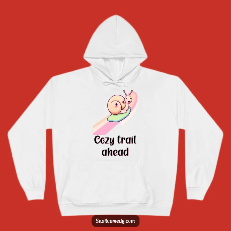 Cozy Funny Snail Hoodie: Embrace Joyful Slow Living