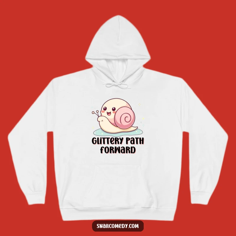 Cozy Funny Kawaii Snail Hoodie: Snuggle Up With Sparkling Joy