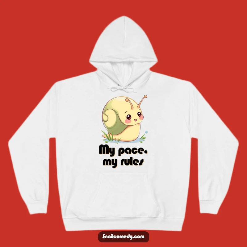 Funny Snail Morning Dew Hoodie - Cozy Cartoon Snail Sweatshirt, Great Funny Gift