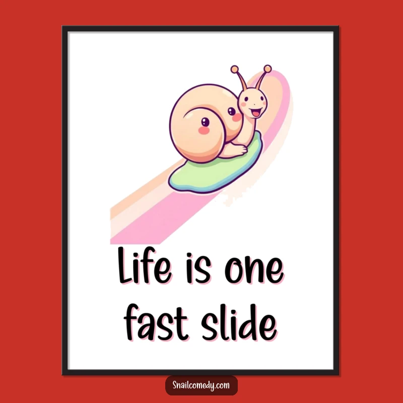 Free Printable Rainbow Snail Wall Art: Whimsical, Funny Downloadable Decor