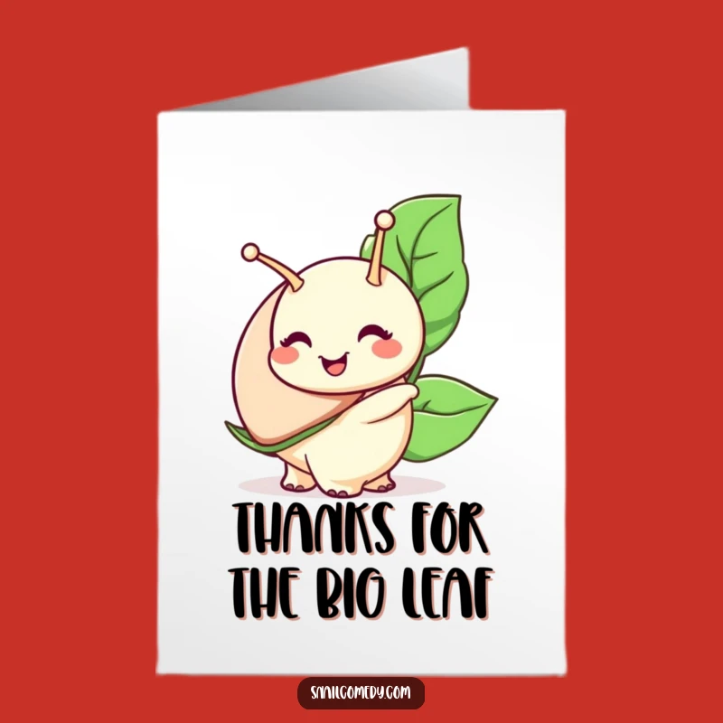 Free Printable Thank You Card: Funny Snail Smile, Grateful Downloadable Gift