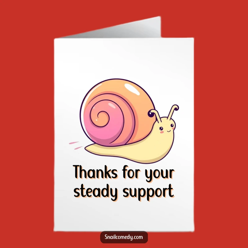 Free Printable Thank You Card: Rainbow Snail, Speedy Downloadable Note for Gratitude!