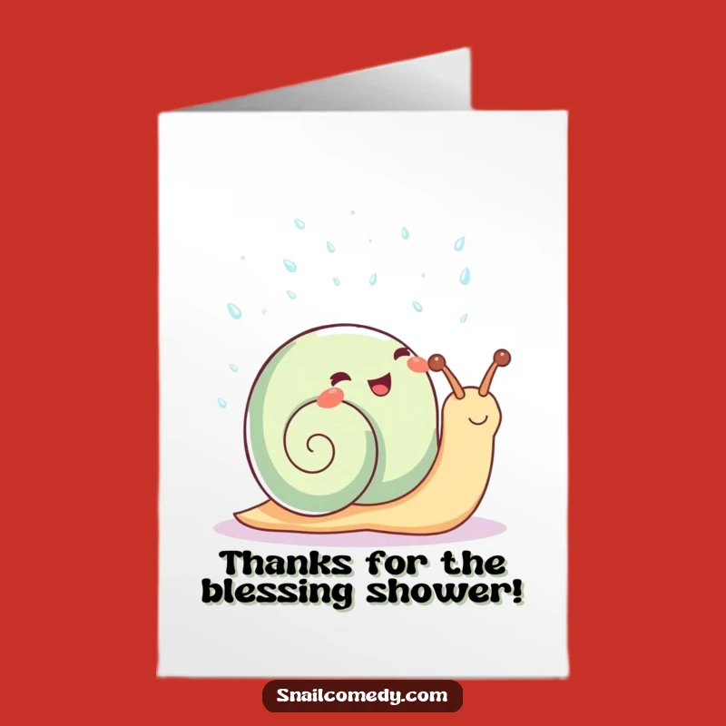 Free Printable Kawaii Snail Thank You Card: Sparkling Gratitude Downloadable