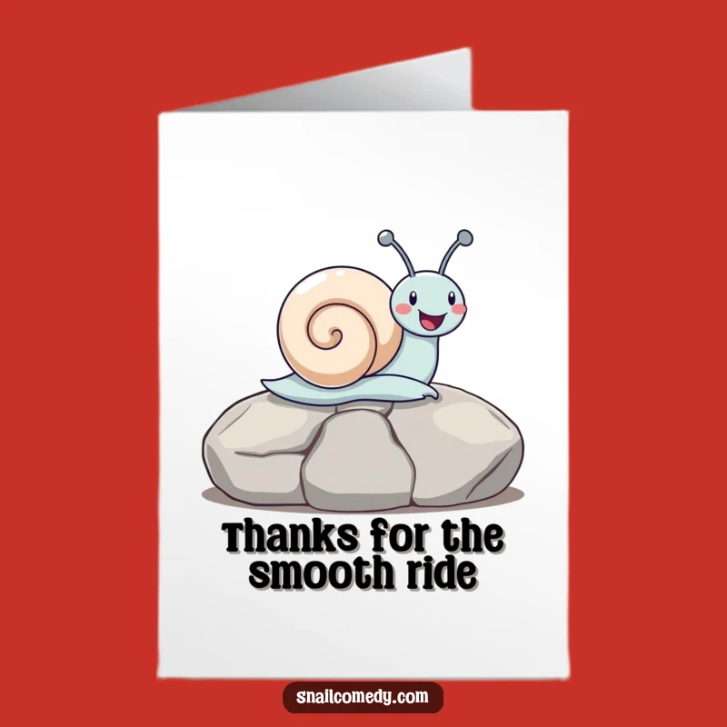 Free Printable Thank You Card: Happy Snail Slider, Sweet DIY Downloadable Gift
