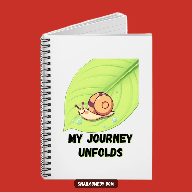 Funny Kawaii Snail Notebook - Whooshing Ideas Journal Gift for Writers