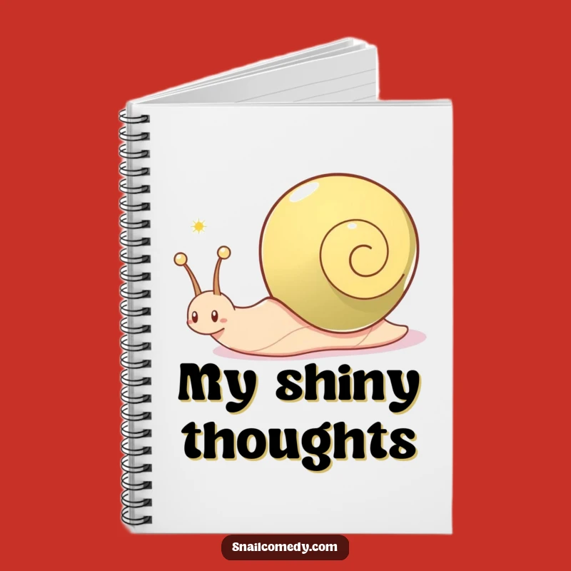 Funny Snail Notebook: Journal Your Shimmering Adventures