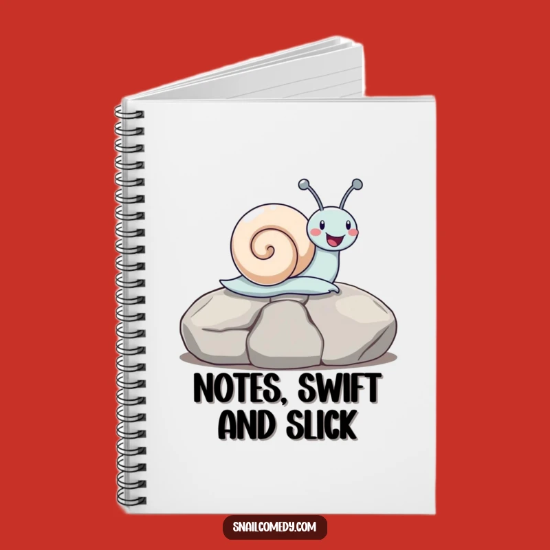 Funny Snail Sliding Notebook: Jot Down Thrilling Ideas, Perfect Humorous Gift