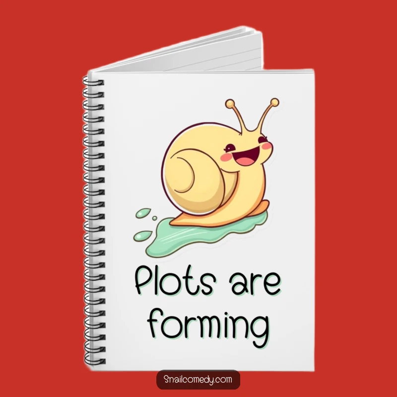 Funny Kawaii Snail Notebook: Zooming Snail Journal, Perfect Funny Gift for Notes