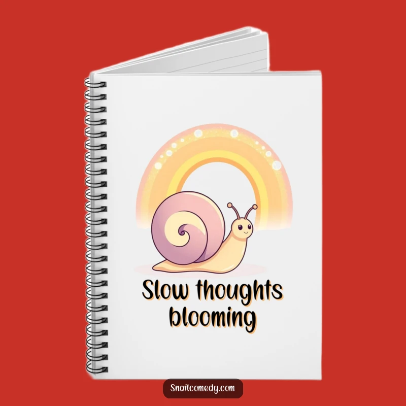 Funny Snail Rainbow Notebook: Colorful Thoughts, Hilarious Journal for Dreams!