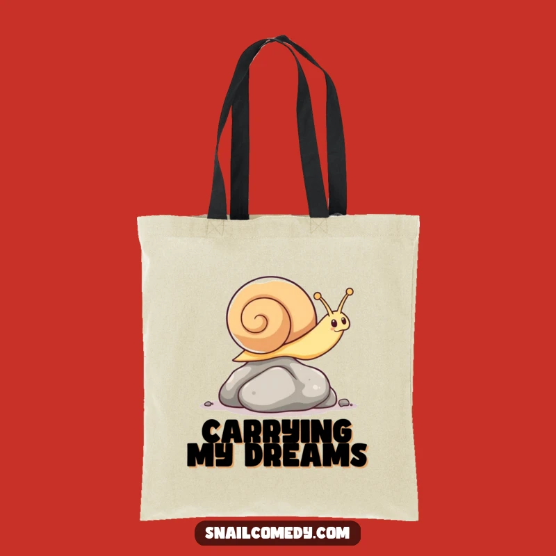 Funny Kawaii Snail Tote Bag - Carry Your Laughs with Agile Style
