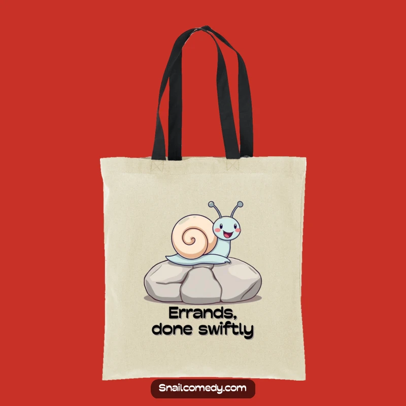 Funny Snail Sliding Tote Bag: Carry Your Joy, Chic Humorous Gift for Adventurers
