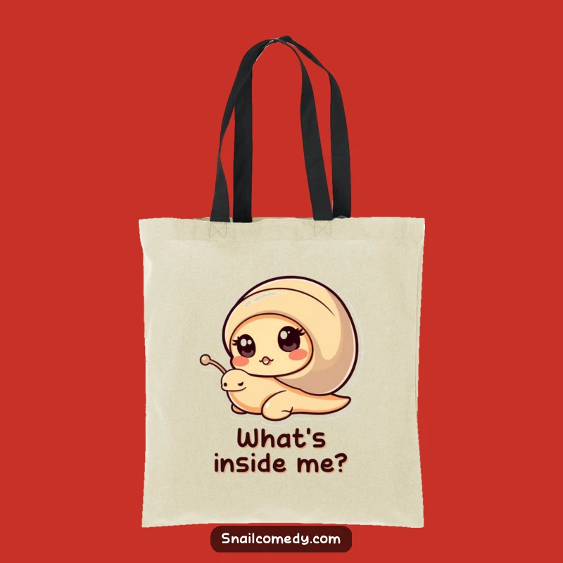 Funny Kawaii Snail Tote Bag: Peeking Snail Bag, Practical Funny Gift